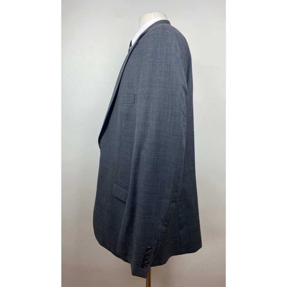 RALPH LAUREN Mens 48L Gray Wool Natural Stretch Blazer Sport Coat Suit Jacket - Picture 5 of 9